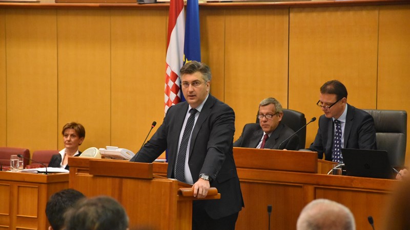 Predsjednik Vlade oporbenim zastupnicima: Propast će vam i ova inicijativa za izglasavanje nepovjerenja članu Vlade 